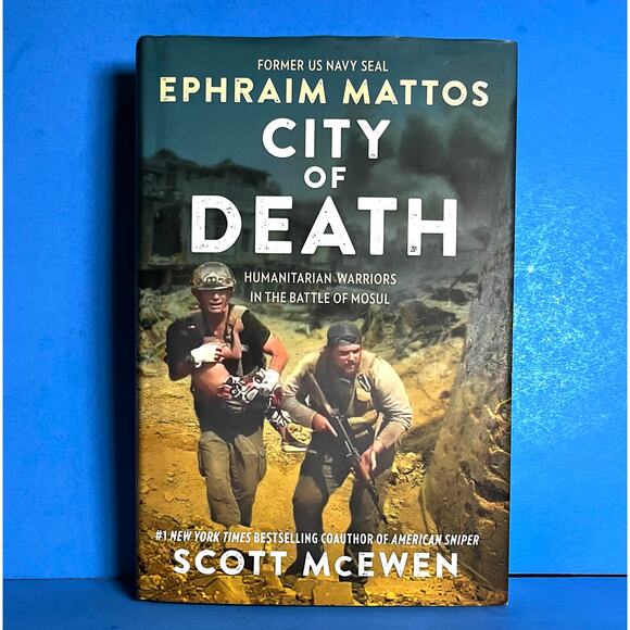 City of Death by Ephraim Mattos & Scott McEwen Hardcover 2018 1st Edition SEAL - Picture 1 of 7